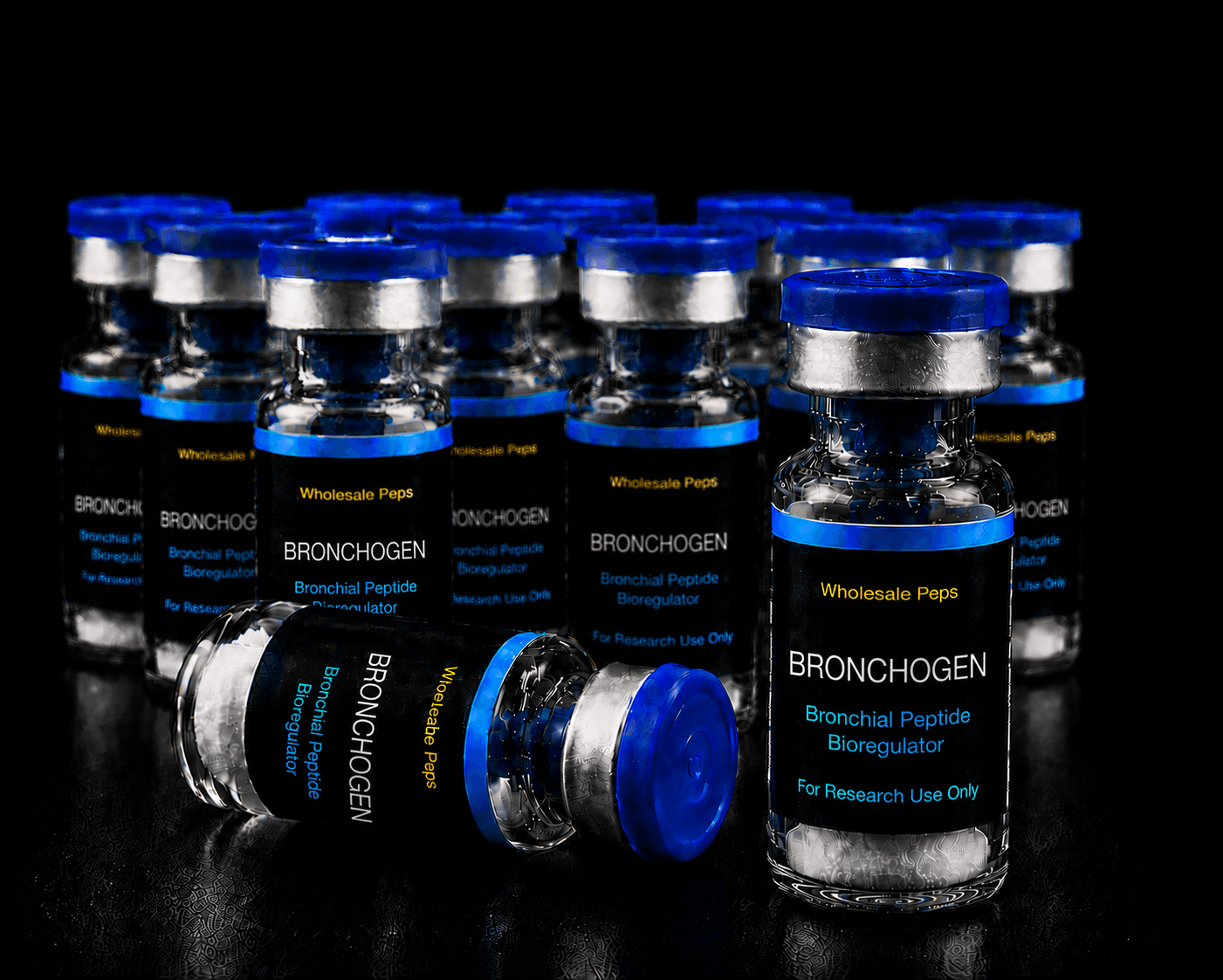 Bronchogen 20mg research peptide vial — Bronchial Peptide Bioregulator