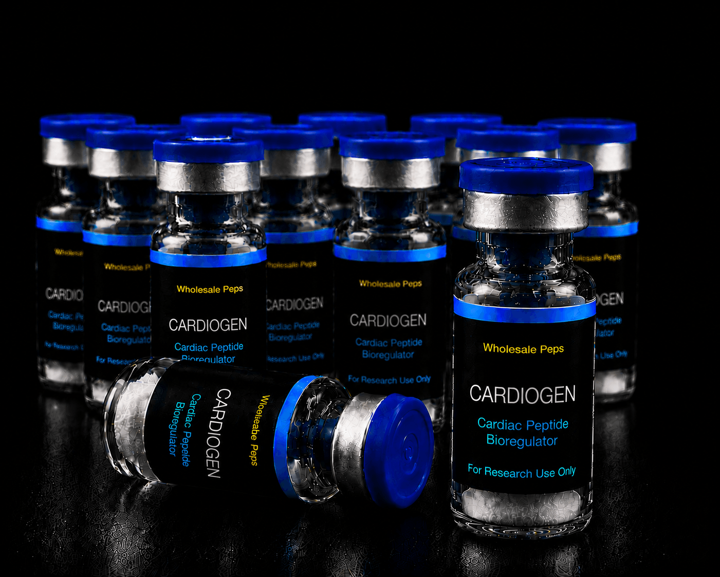 Cardiogen 20mg research peptide vial — Cardiac Peptide Bioregulator