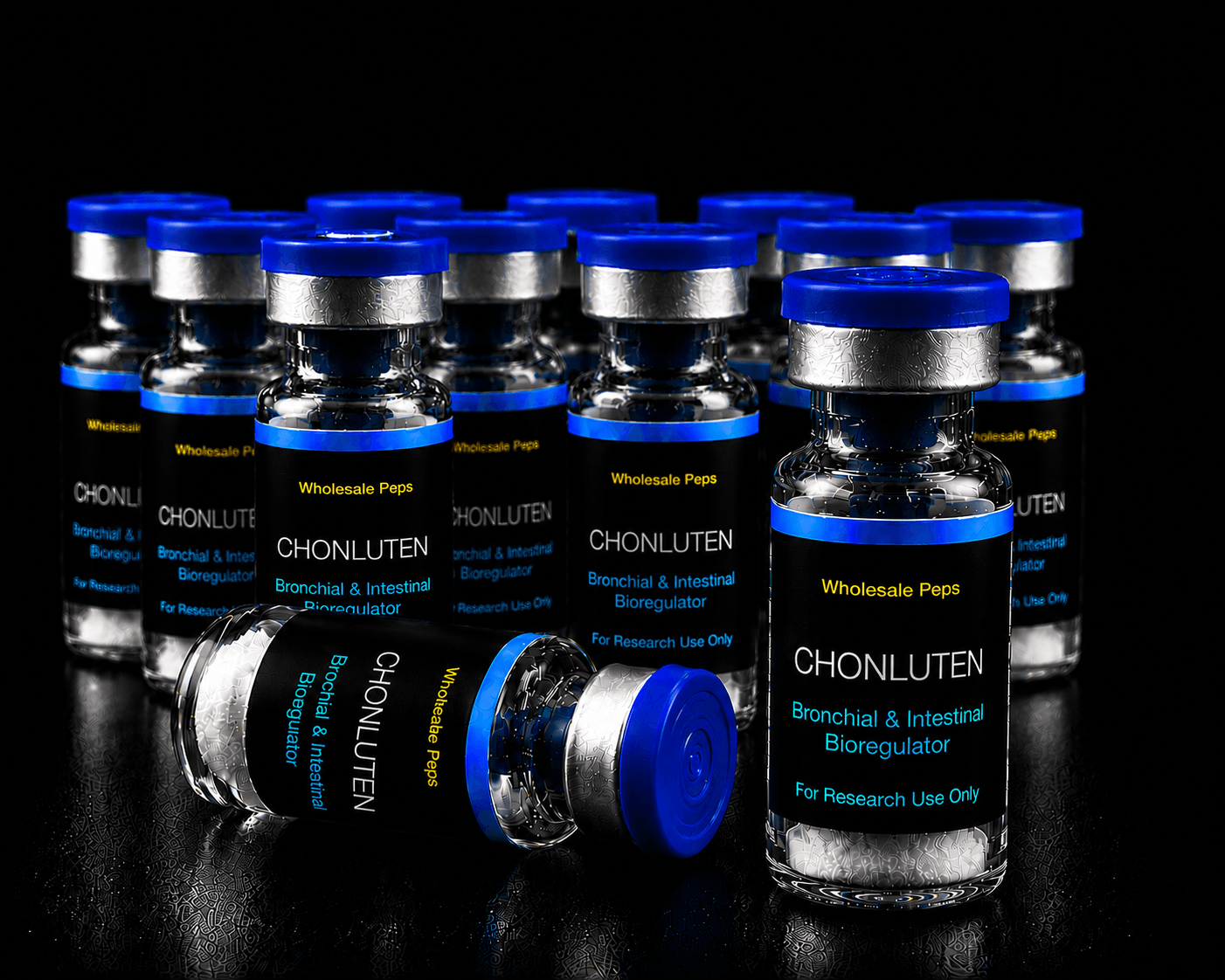 Chonluten 20mg research peptide vial — Bronchial & Intestinal Bioregulator