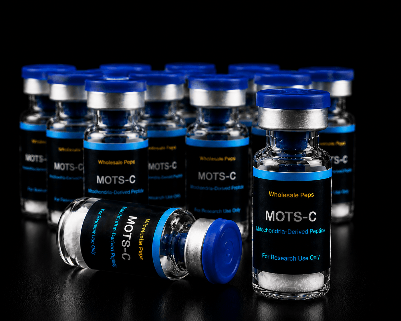 Mots-c 10mg–40mg research peptide vial — Mitochondria-Derived Peptide