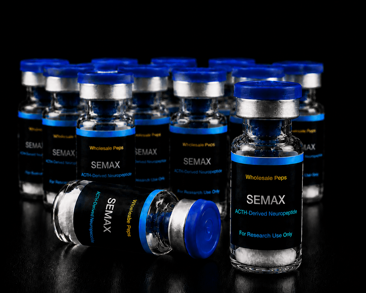 Semax 10mg research peptide vial — ACTH-Derived Neuropeptide