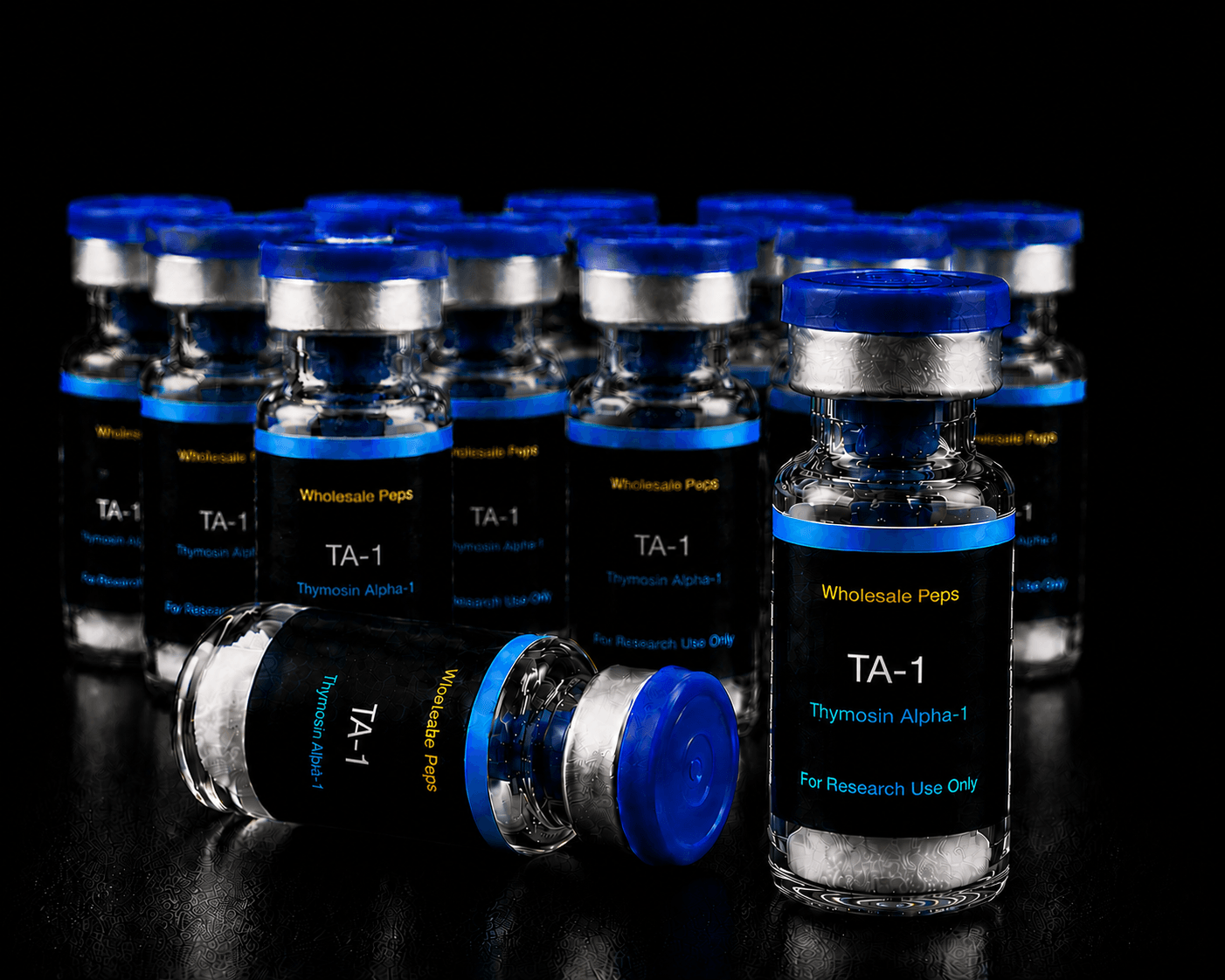 TA-1 10mg research peptide vial — Thymosin Alpha-1