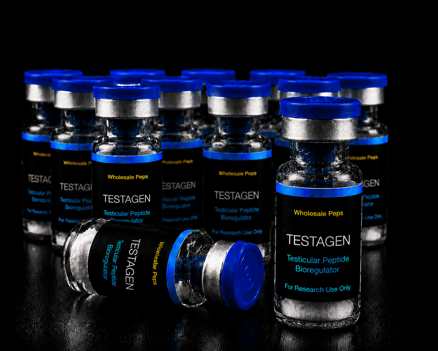 Testagen 20mg research peptide vial — Testicular Peptide Bioregulator