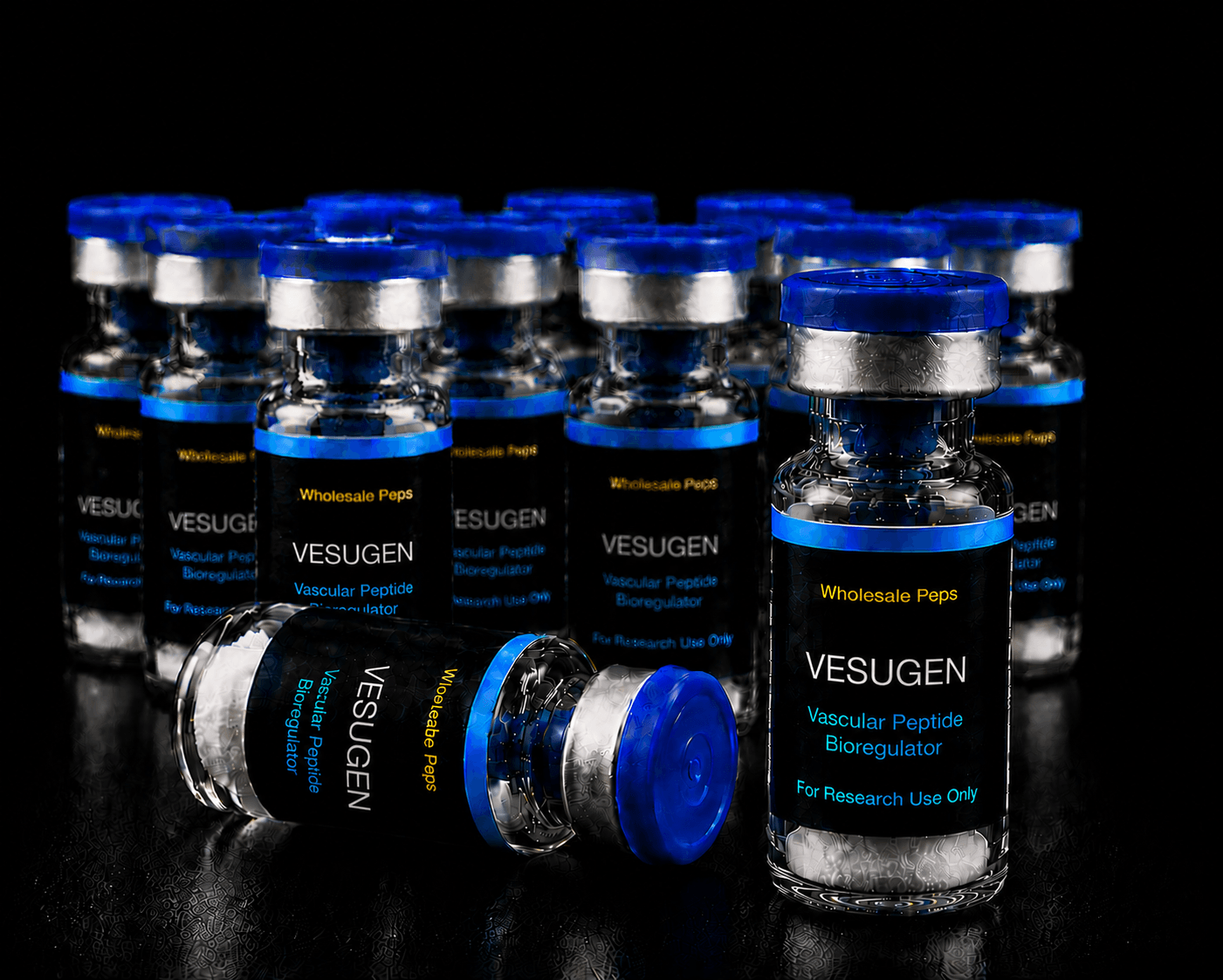 Vesugen 20mg research peptide vial — Vascular Peptide Bioregulator